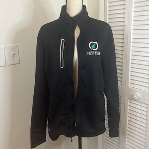 Ogio Endurance Fresh N Lean Black Graphic Zip Up Jacket.  Size Medium